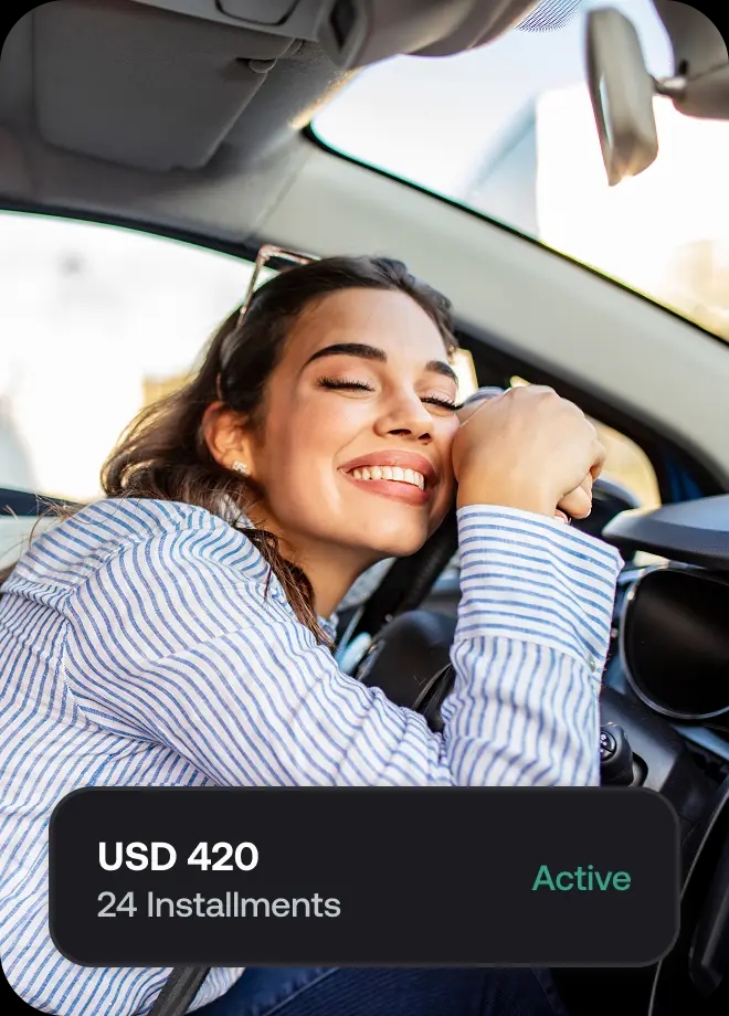 Girl holding a phone